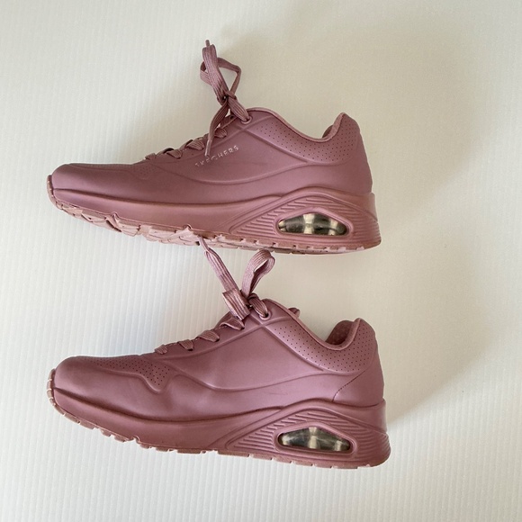 Skechers Uno Lilac Women's Sneakers - Picture 3 of 5